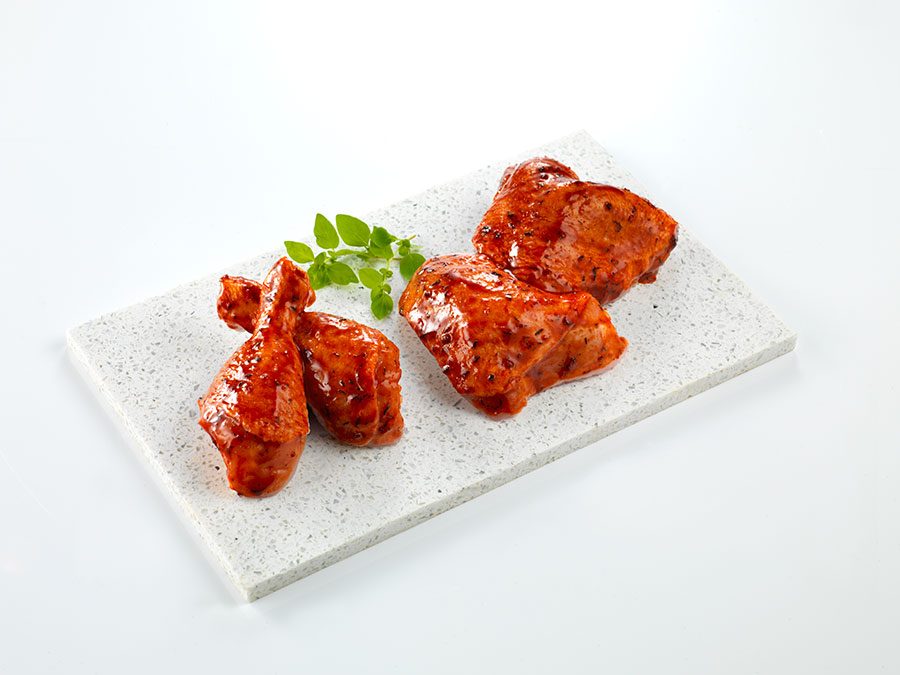 Chicken Pieces in BBQ Sauce*