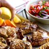 Thursday: Citrus Marinated Lamb Chops with Moroccan Style Tomato Salad