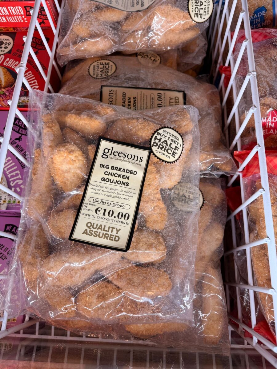 2 packs for €15 Chicken Goujons Frozen